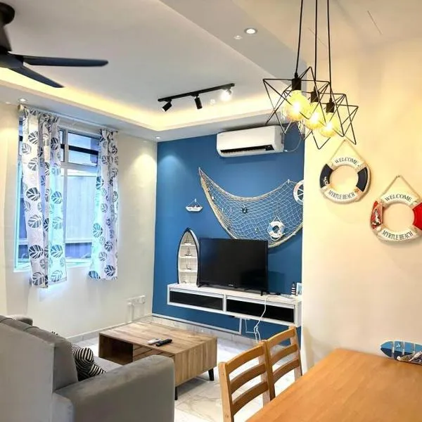 Blue Ocean House 3br DatoOnn JB，位于古来的酒店