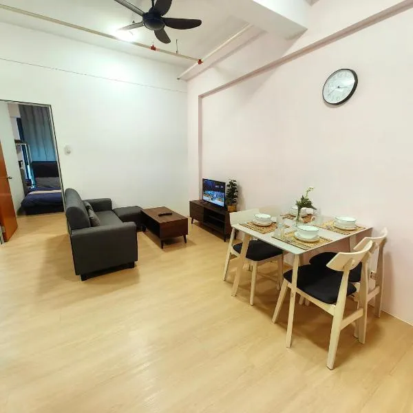 G5 1-8Pax Cozy 2Room Sunway Medical 3Q beds TV WIFI，位于Kampong Penaga的酒店
