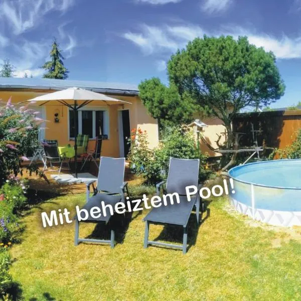 "Elbparadies" Ferienhaus am Niegripper See mit Pool，位于马格德堡的酒店