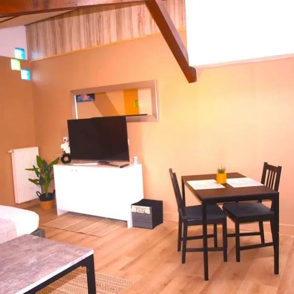 Studio Indépendant en Rez de jardin sans vis-à-vis，位于Parcieux的酒店