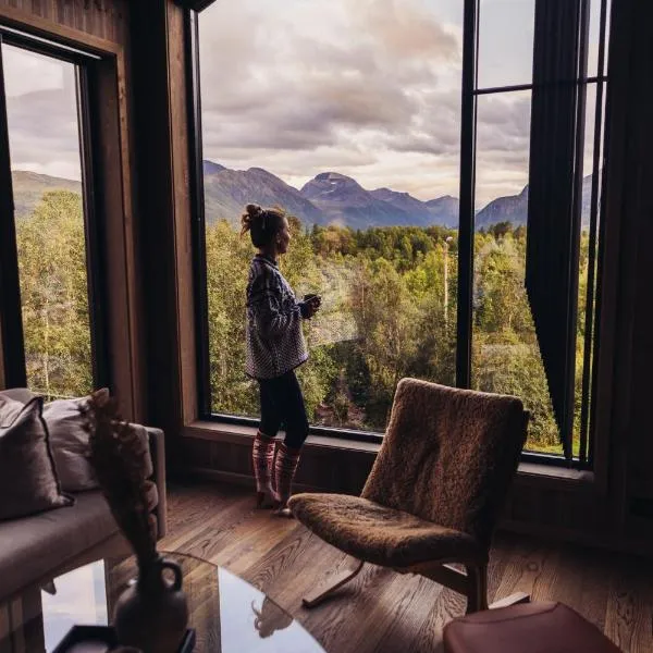 Premium Mountain Penthouse with Sauna, Strandafjellet - 602，位于斯特兰达的酒店