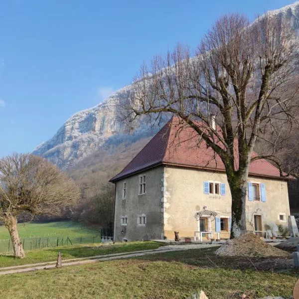 La Maison de Rochebois, chambres et table d'hôtes, Savoie, France，位于Attignat-Oncin的酒店