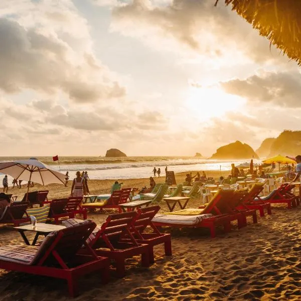 Che Zipolite Hostel & Beach Club，位于兹波利特的酒店
