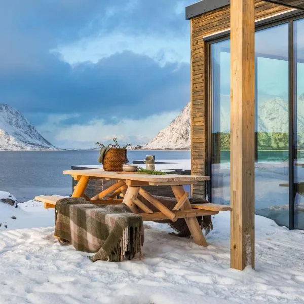 Nydelig hytte i unike Lofoten i nærheten av Henningsvær!，位于Sydalen的酒店