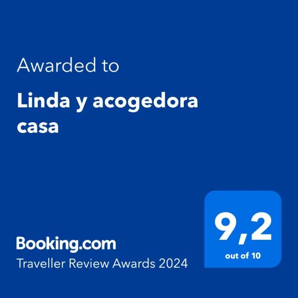 Linda y acogedora casa，位于佩雷拉的酒店