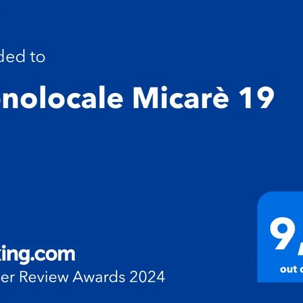 Monolocale Micarè 19，位于罗切拉伊奥尼卡的酒店