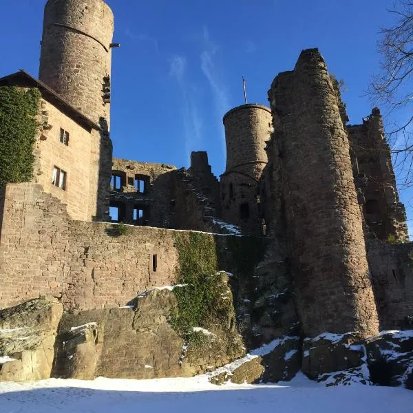 Apartment unterhalb der Burg Hanstein，位于Wahlhausen的酒店