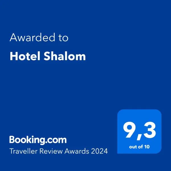Hotel Shalom，位于北茹阿泽鲁的酒店
