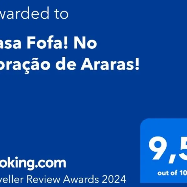 Casa Fofa! No Coração de Araras!，位于彼得罗波利斯的酒店