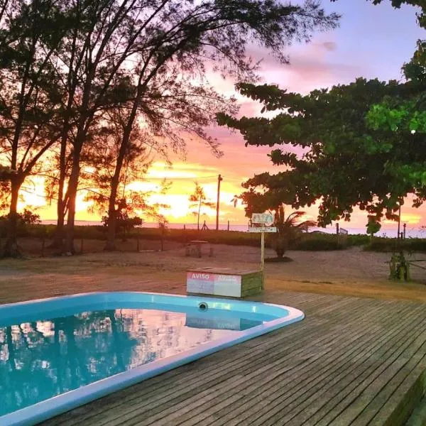 Casa pé na areia - Brandão House，位于Saco dos Cações的酒店