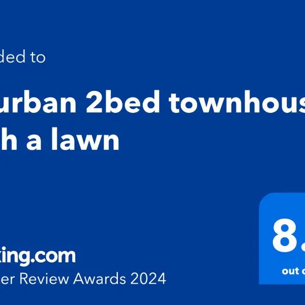 Bhurban 2bed townhouse with a lawn，位于布尔班的酒店