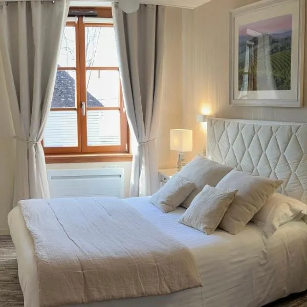 Logis Hôtel des Messageries，位于阿尔布瓦的酒店