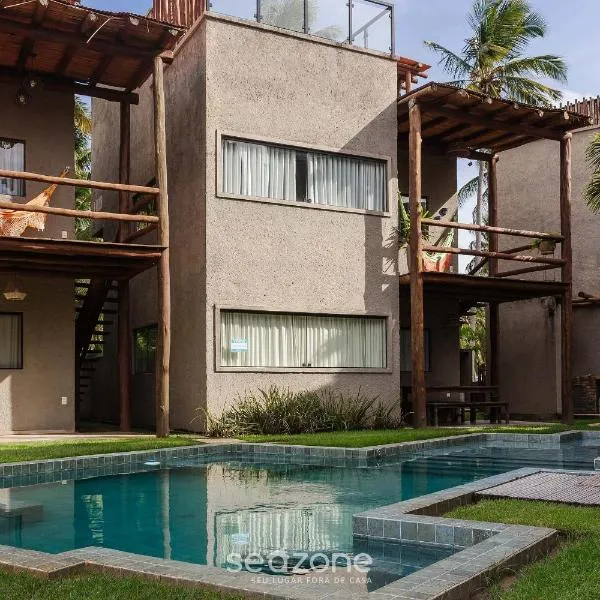 LBH - Casas em condomínio com piscina e churrasqueira.，位于Passo de Camarajibe的酒店