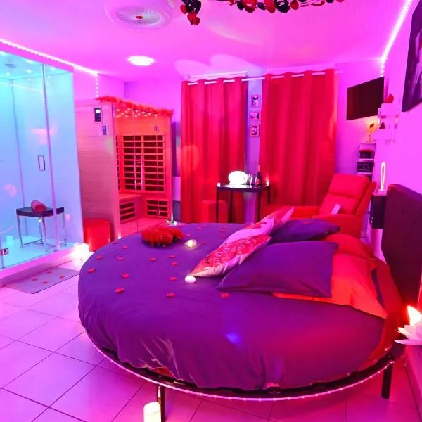 Love Room à deux pas de l'Océan avec Hammam, Sauna et Bain à 2 :-)，位于Biscarrosse的酒店