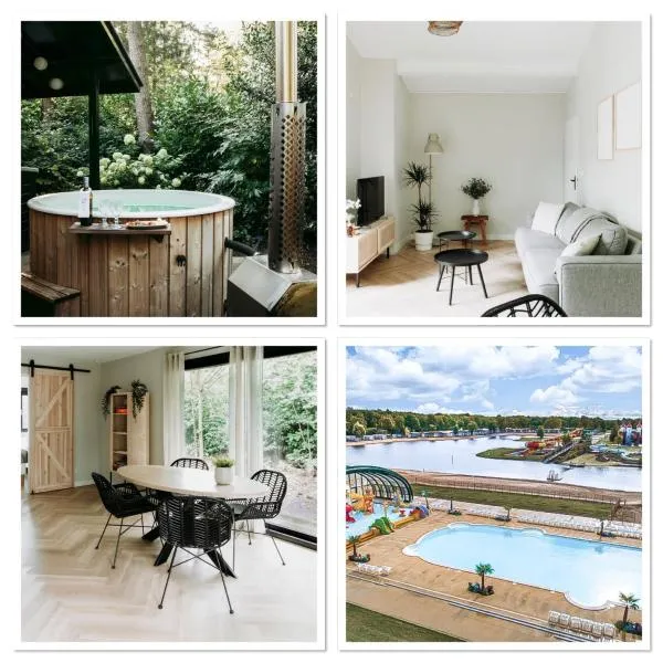 Forest Bungalow 1 - Hottub - Nature - Relax，位于Rheezerveen的酒店