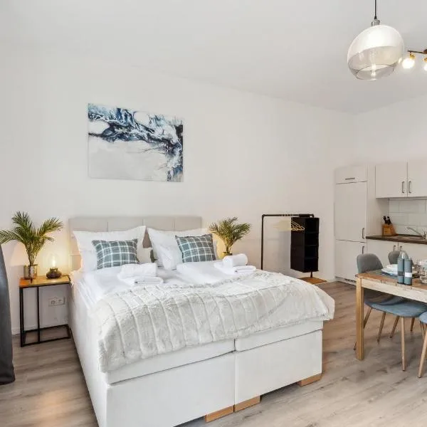 Homespace - Magdeburg - Gemütliches Apartment mit Balkon，位于马格德堡的酒店