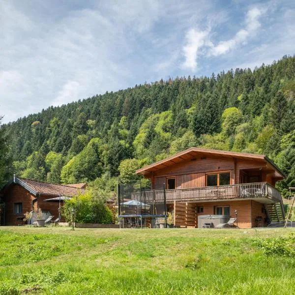 Chalets du Bouchot & Jacuzzi privatif proximité Gerardmer & La Bresse，位于拉布雷斯的酒店