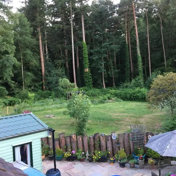 Secluded Woodland Hideaway - 2 Bed with Private Parking，位于Langstone的酒店