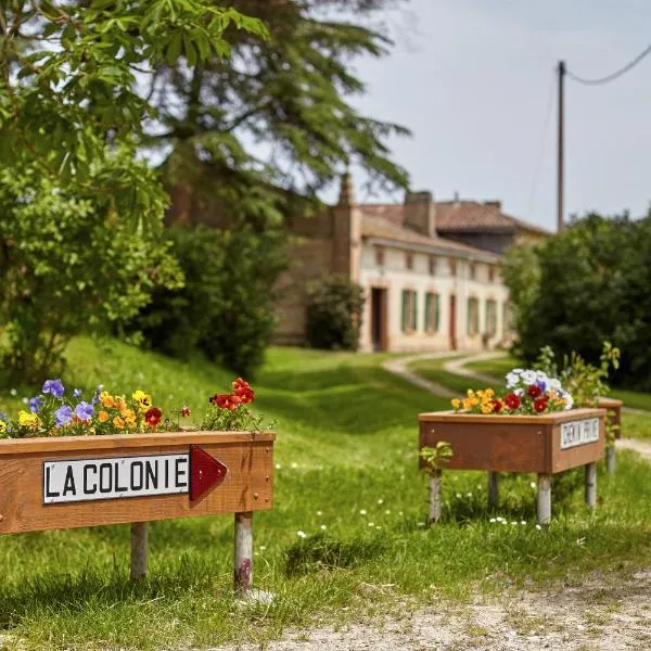 La Colonie St Joseph - Gîtes pour 4 de charme，位于Labastide-Savès的酒店