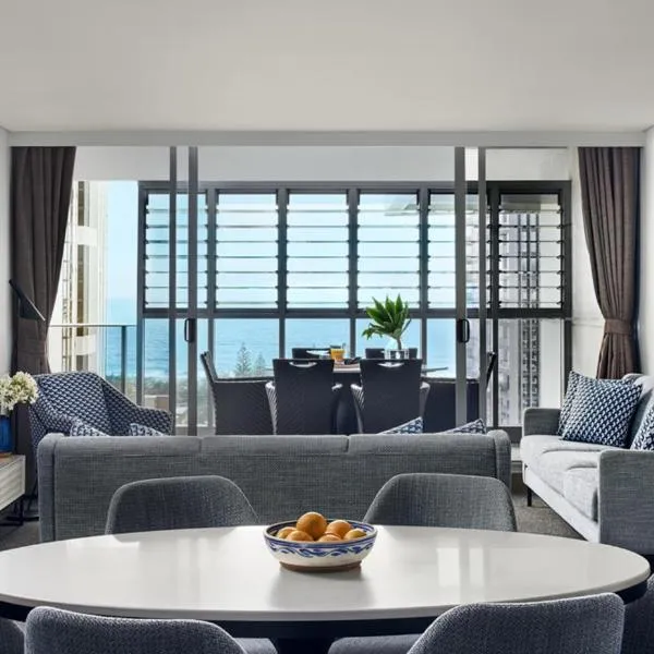 布罗德海滩美利通公寓式酒店，位于Mudgeeraba的酒店