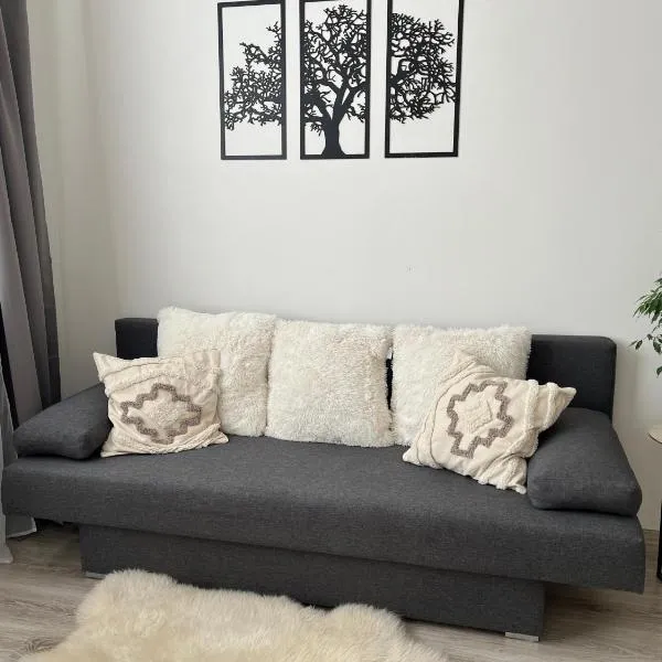 Sunny minimalistic flat near metro Opatov，位于布拉格的酒店