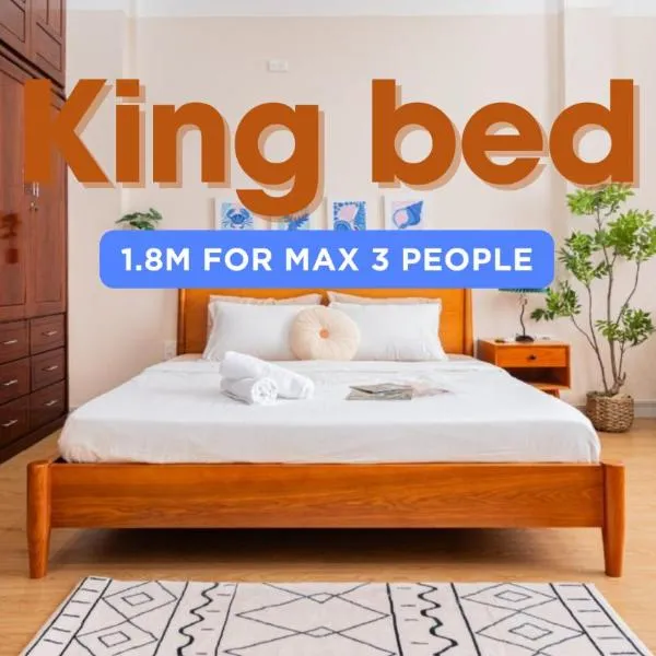 Fika Homestay Nguyên Căn 600m2 - Trung Tâm Quy Nhơn, Cách Biển 50m，位于归仁的酒店