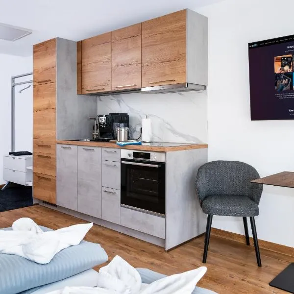 Das Berg Fux Apartment für Singles & Paare mit Küchenzeile, Wlan, Waschmaschine, Parkplatz，位于松托芬的酒店