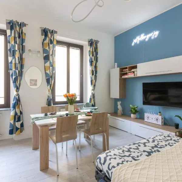OurJoy Condo, free parking, AC, strong WiFi - M Gioia47, Central Station, Porta Nuova, Milan，位于米兰的酒店