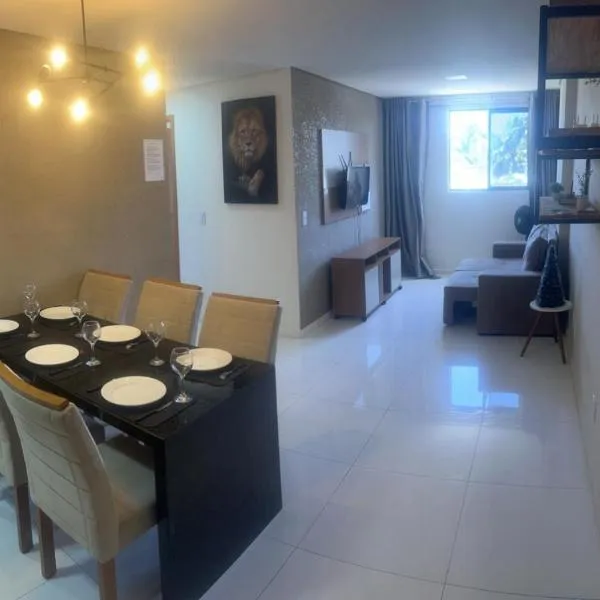 Amplo novo e moderno apartamento em linda praia de Maceió，位于马塞约的酒店