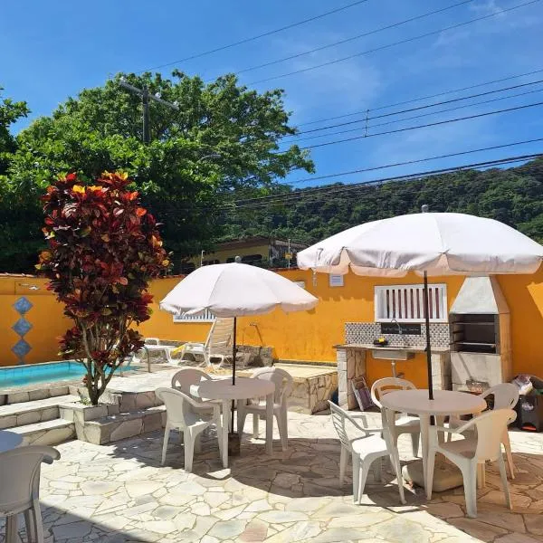 Pousada Casa da Praia，位于瓜鲁雅的酒店