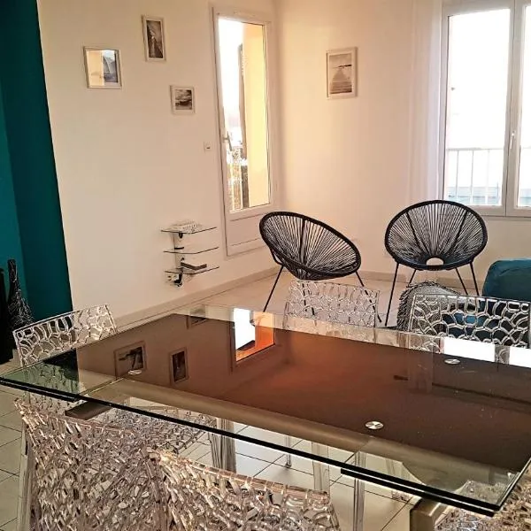 Appartement 2 terrasses face mer de 100m2，位于圣弗洛朗的酒店