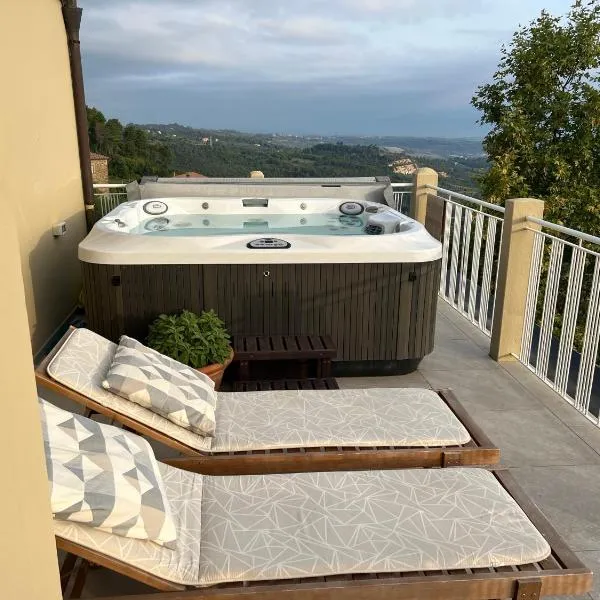 PANORAMA TERAZZA CON JACUZZI，位于Rivalto的酒店