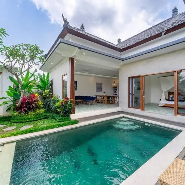 Stylish villa, Ubud, 2 bed,2 bath, central location, pool, private!，位于Banjarangkan的酒店