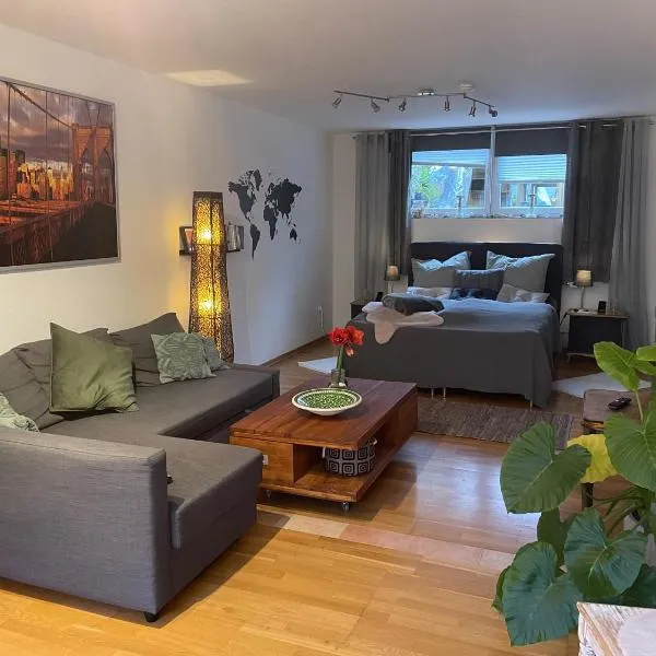 Modernes Appartement im Grünen，位于科隆的酒店