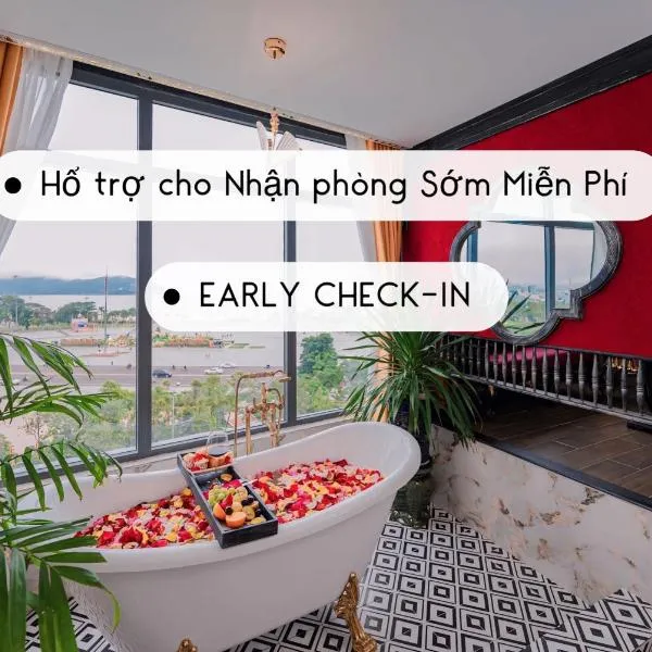 Athena Hotel Quy Nhơn，位于Binh Thai的酒店