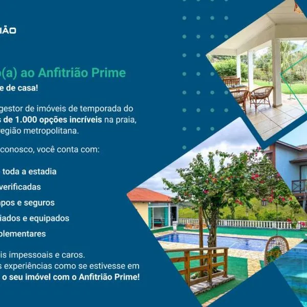 Casa com churrasq, piscina e Wi-Fi em Criciuma SC，位于克里西玛的酒店