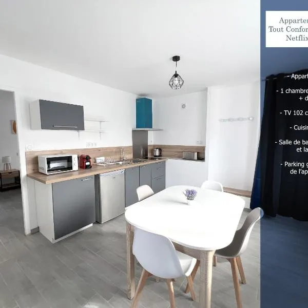 178B - Appartement T2 Tout Confort - Wifi Netflix，位于勒贡蓬图夫尔的酒店