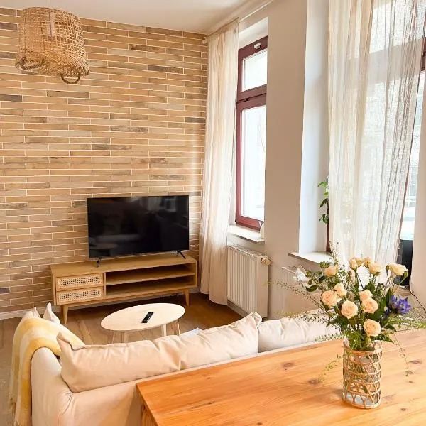 Wunderschönes Terrassen-Appartement,位于莱比锡的酒店