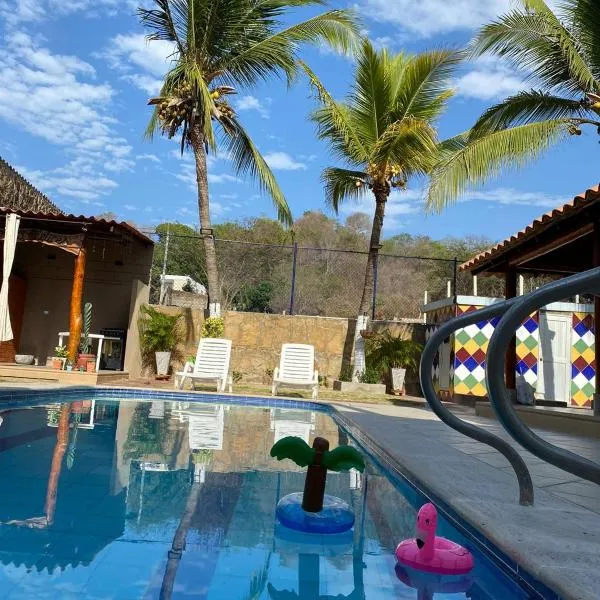 Palma House - Cabaña con piscina，位于Tubará的酒店