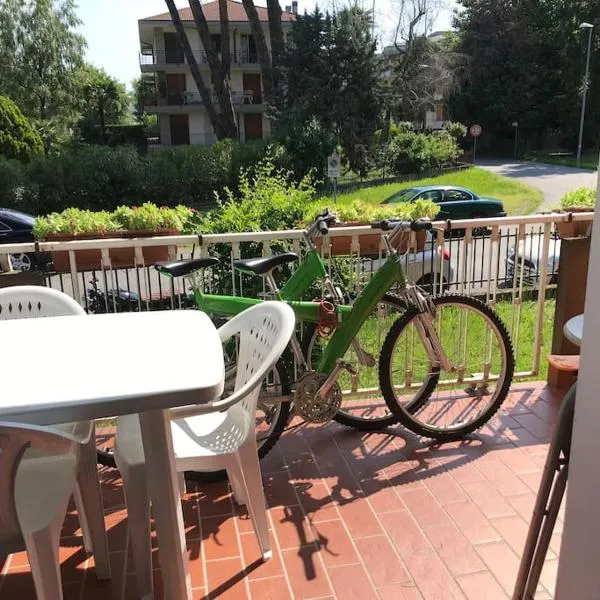 La terrazza con le biciclette a due passi dal lago，位于阿罗纳的酒店