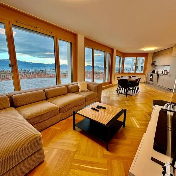 Cosy apartment in Lausanne，位于Ecublens的酒店