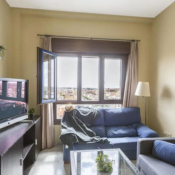Apartamento EL MIRADOR, recepción 24 h, piscina, wifi y parking interior，位于博尔穆霍斯的酒店