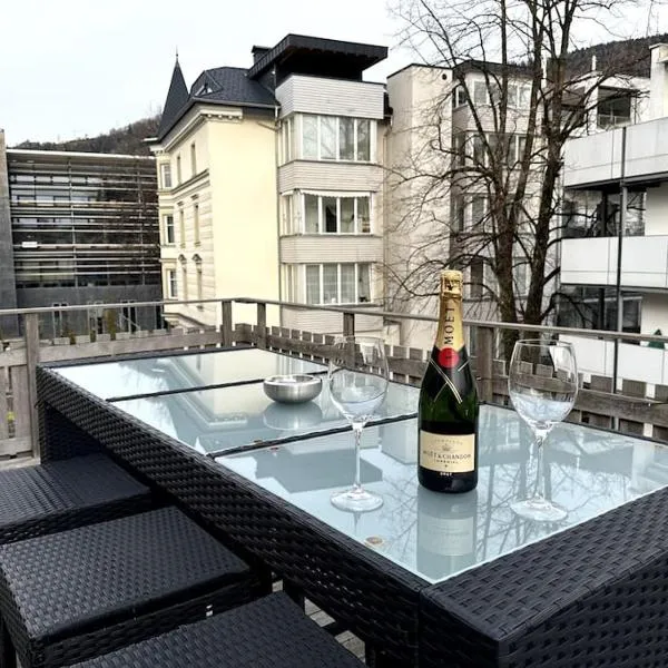 Maisonette-Apartment mit großer Terrasse im Zentrum von Bregenz，位于布雷根茨的酒店