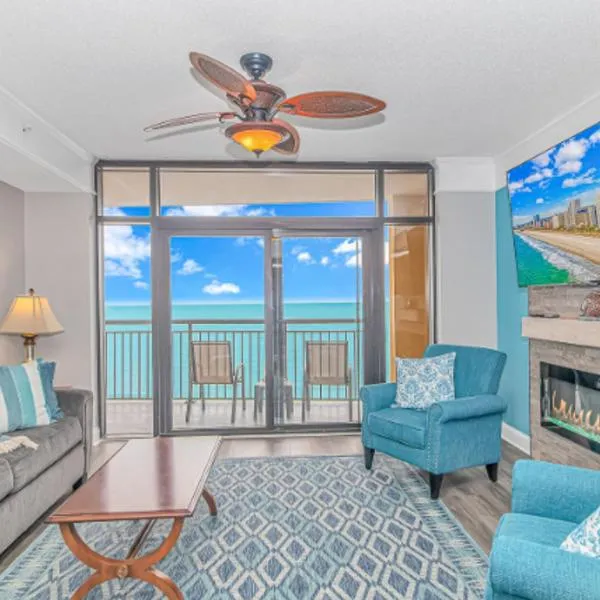Stunning Double Balcony- Oceanfront 2 Bedroom, 2 Bath- Anderson Ocean Club 905，位于默特尔比奇的酒店