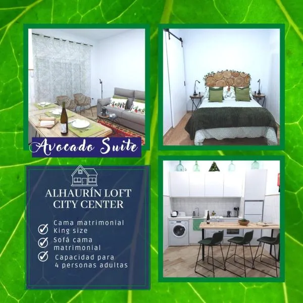 Avocado Suite by Alhaurín Loft City Center，位于阿尔豪林德拉托里的酒店