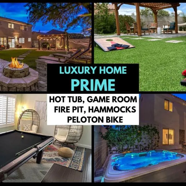 Luxury Home, Spa, Dog Friendly, Games, BBQ，位于博尔德城的酒店