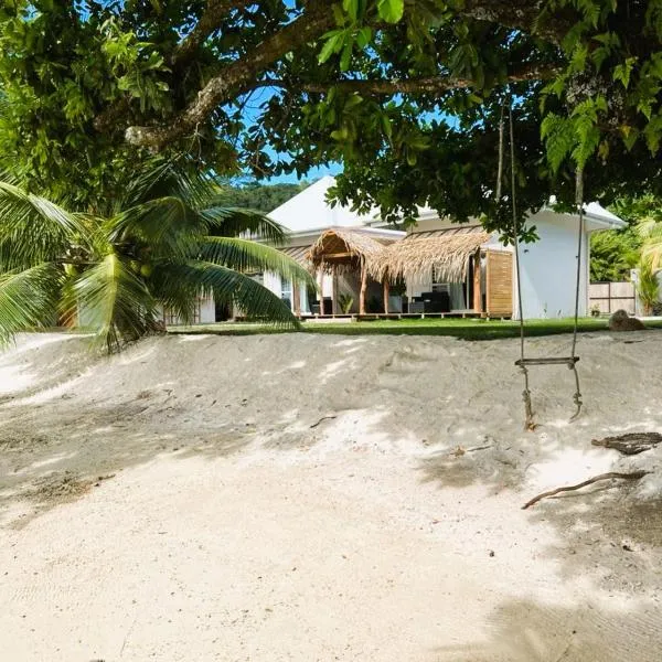 Bungalow Tiarii, avec accès direct à une plage privée，位于Tevaitoa的酒店