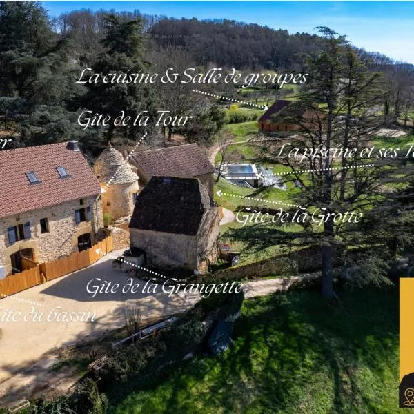 Domaine de la Source，位于Castels的酒店