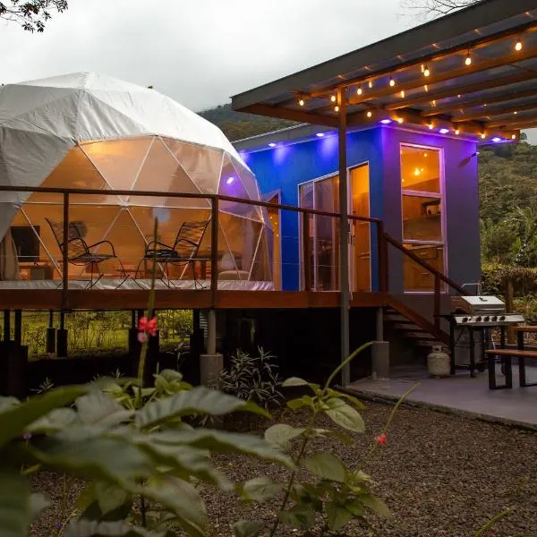 Bitzu Dome-Bijagua Riverside Glamping，位于比加瓜的酒店