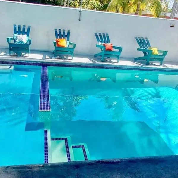 Casa 3 Salinas Monterrico completamente equipada y con piscina privada，位于Santa Rosa的酒店